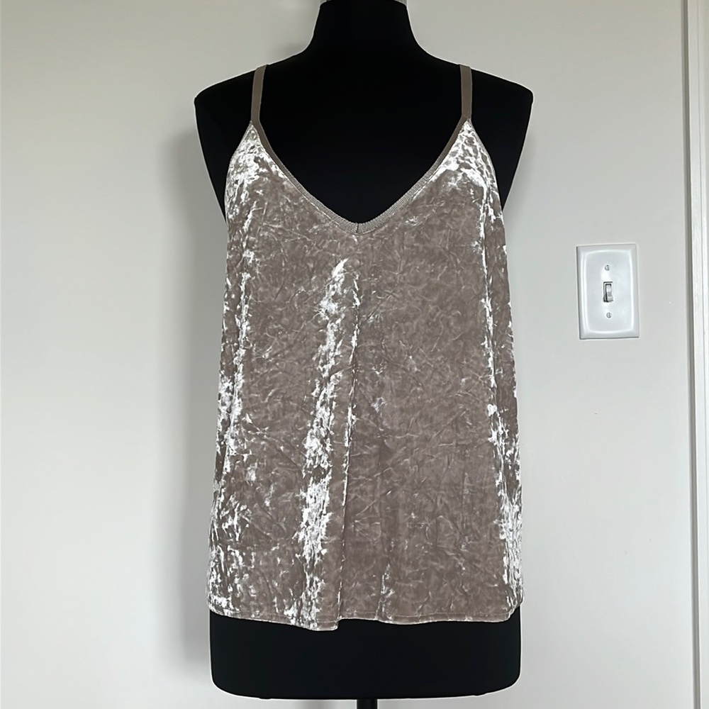 ZARA Velvet Tank